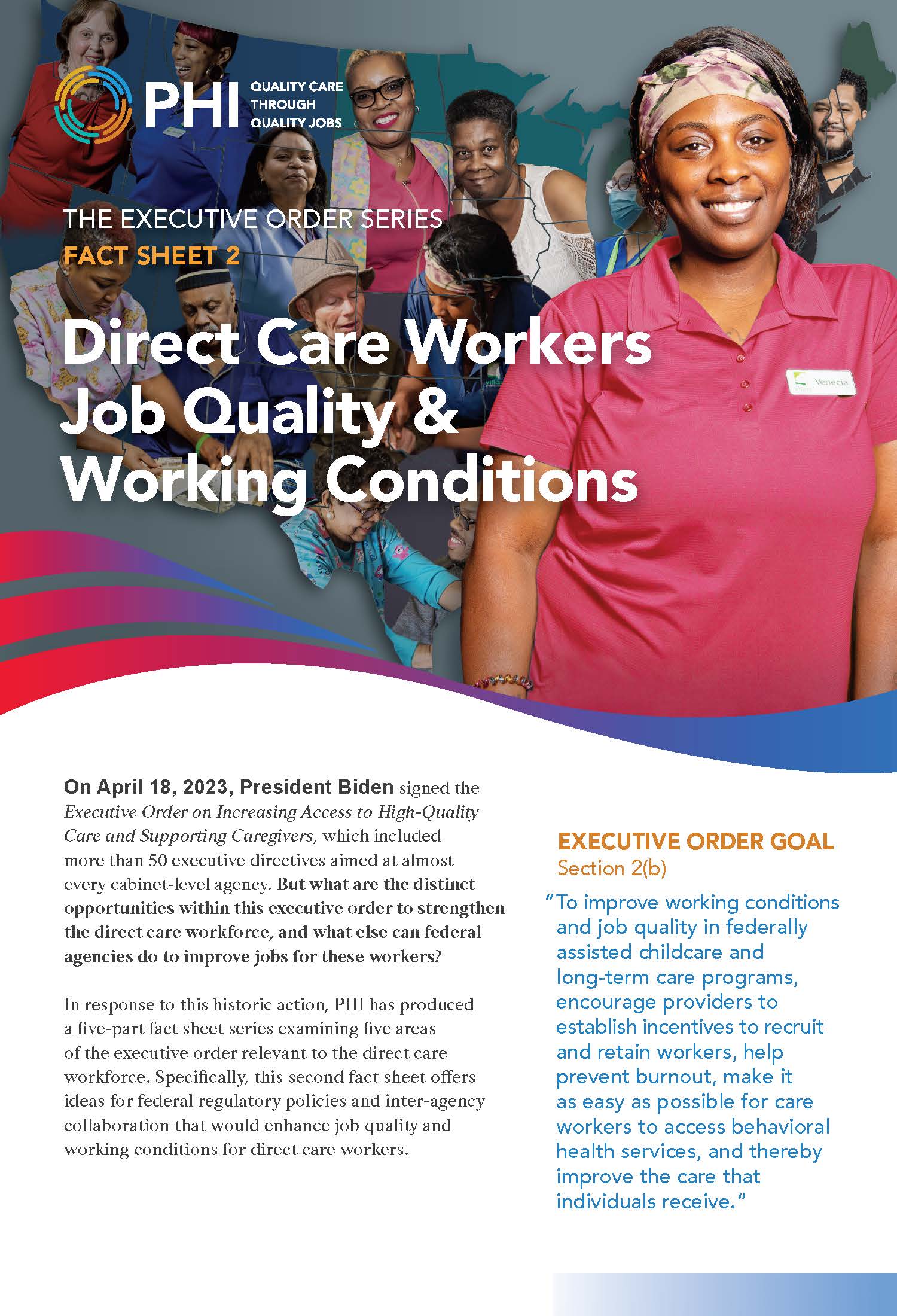Direct Care Workers: Job Quality (Executive Order Series)